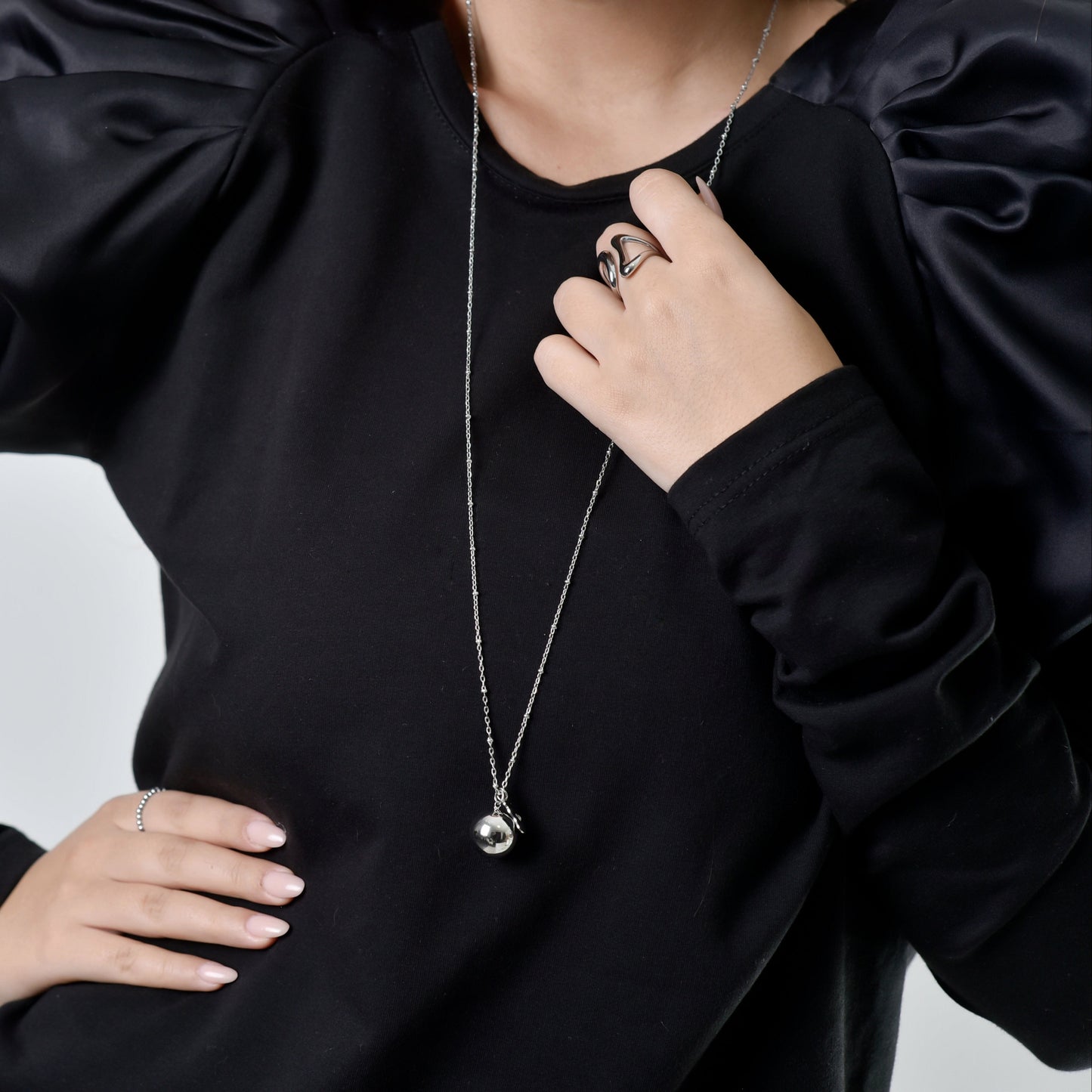 Baby Footprint Heart Necklace