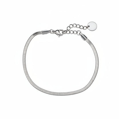 Serene Snake Chain Bracelet